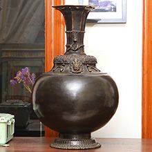 印度手工铜花瓶33*33*54cm