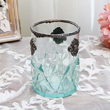 浮生-意大利镶银琉璃摆件**12cm