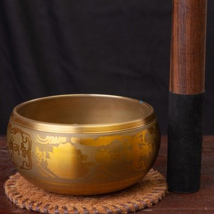 冥想颂钵-六字真言碗口内径12.7cm