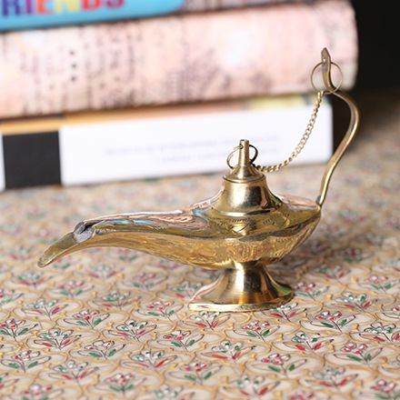 黄铜阿拉丁许愿神灯