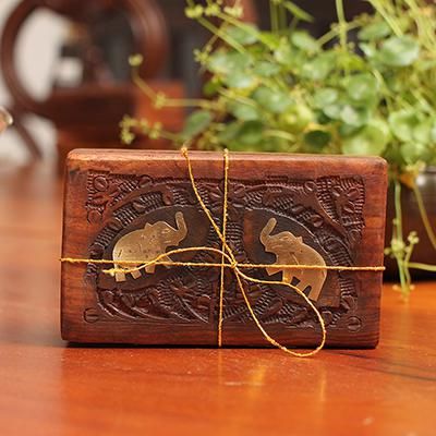 印度进口大吉岭红茶PureDarjeelingTea送 酸枝木首饰盒多用盒