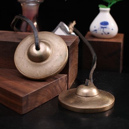 尼泊尔手工响铜冥想疗愈碰铃撞铃