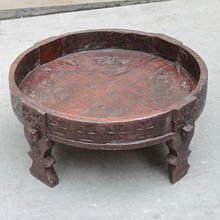 复古风老柚木多用摆件