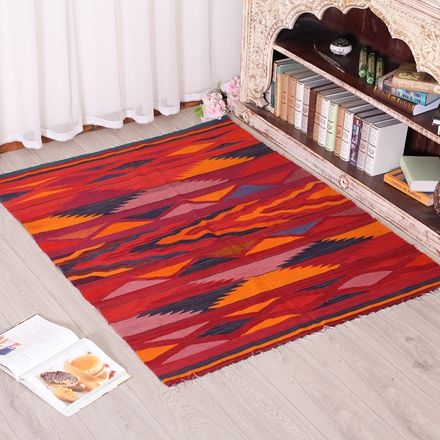 印度羊毛地毯(155*120cm)