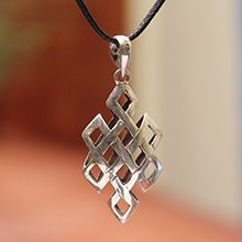 925银吉祥结挂坠