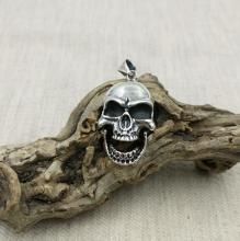 925银禁魔骷髅头吊坠