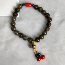 串拉长石手链-月笼烟