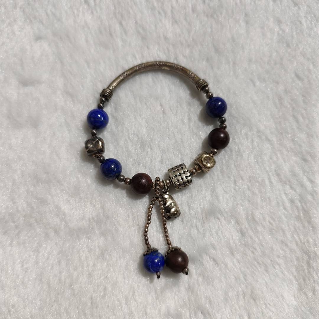 925银青金石手链