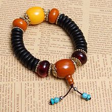 辟邪纳福藏密老椰壳手链