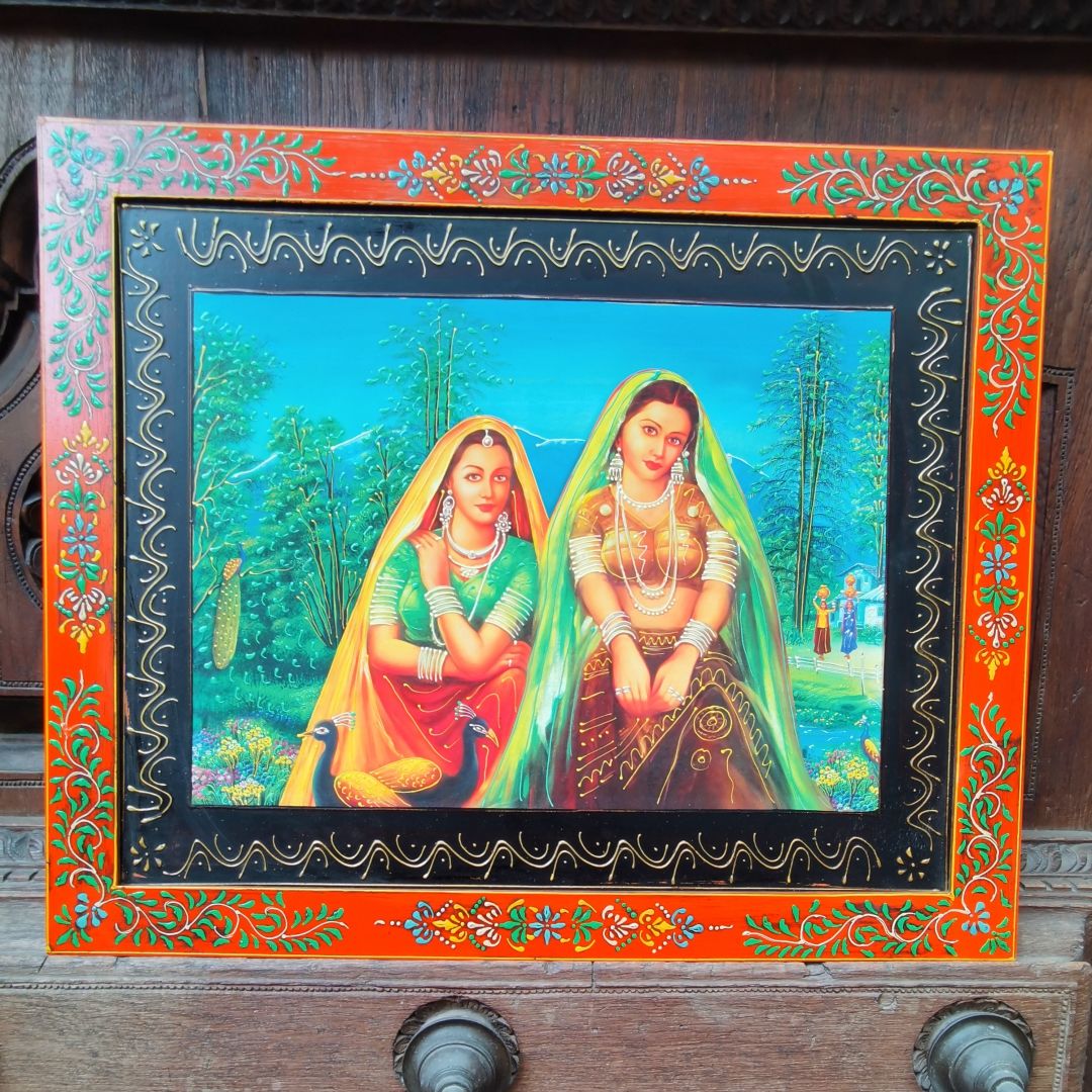 堆彩画58*厚：1cm*48cm