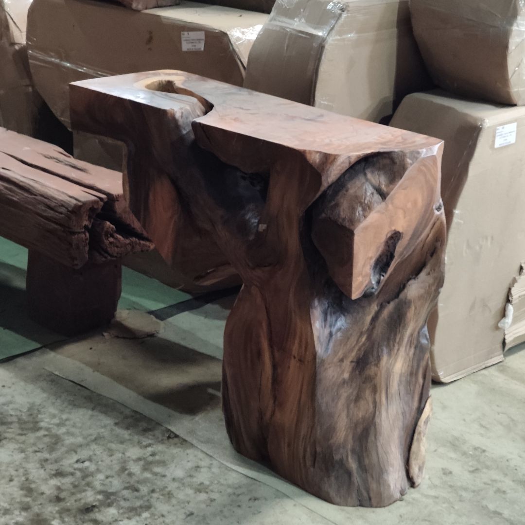 原生态南美胡桃木茶几桌99*36.5*82cm