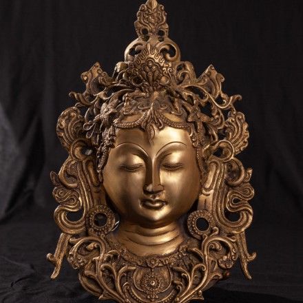 铜精雕挂饰--度母