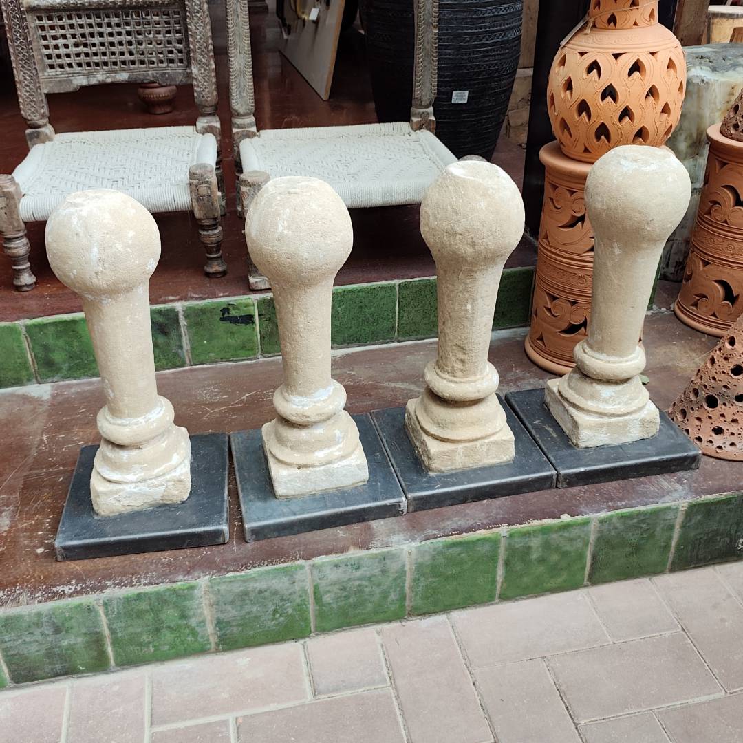 石器摆件24.5*24*50cm