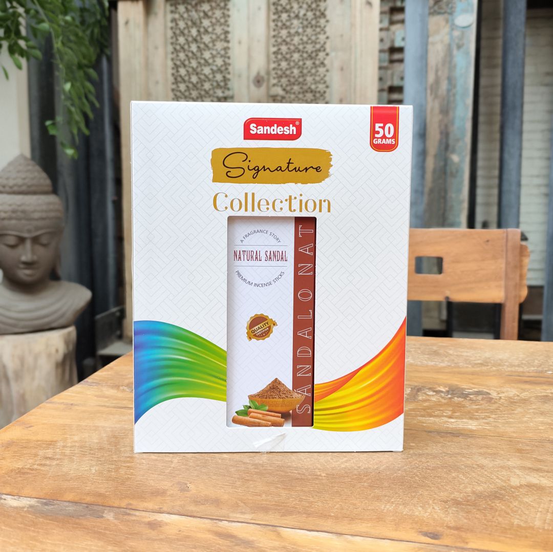 Sandesh典藏版 檀香 玛莎拉竹枝香（50克约33根)x12小盒=396根）
