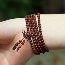 手磨小叶紫檀挂珠