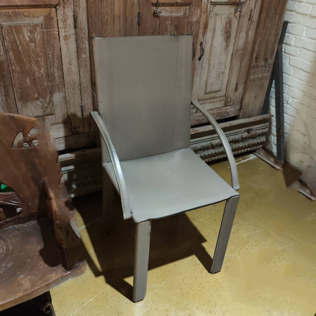 MatteoGrassi马鞍扶手皮椅52*51.5*95.5cm