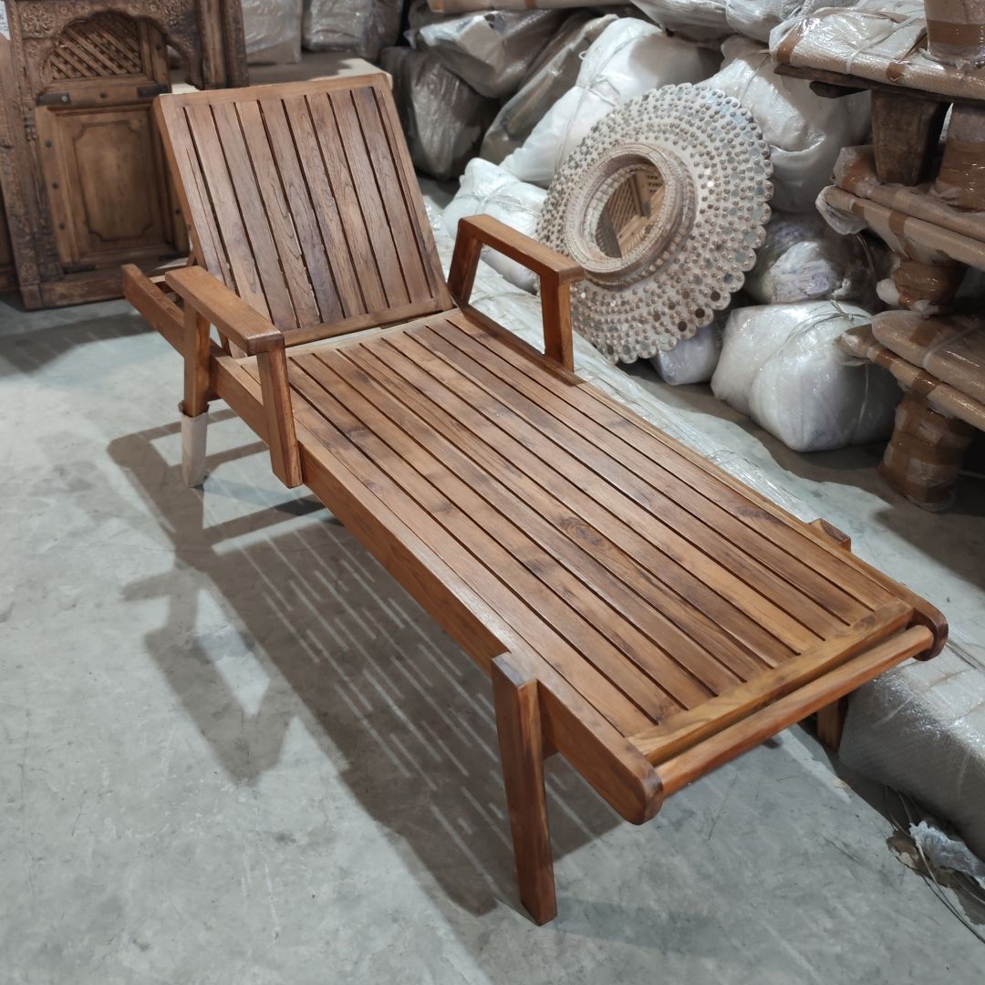 实木可调节躺椅203*80.5*89cm