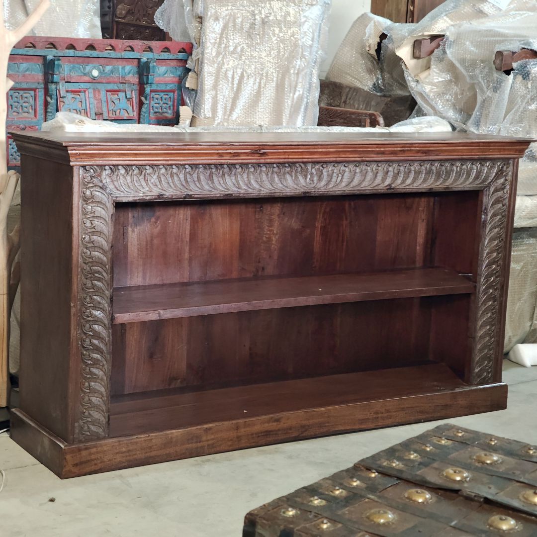 雕花书柜陈列柜164*40.5*91.5cm