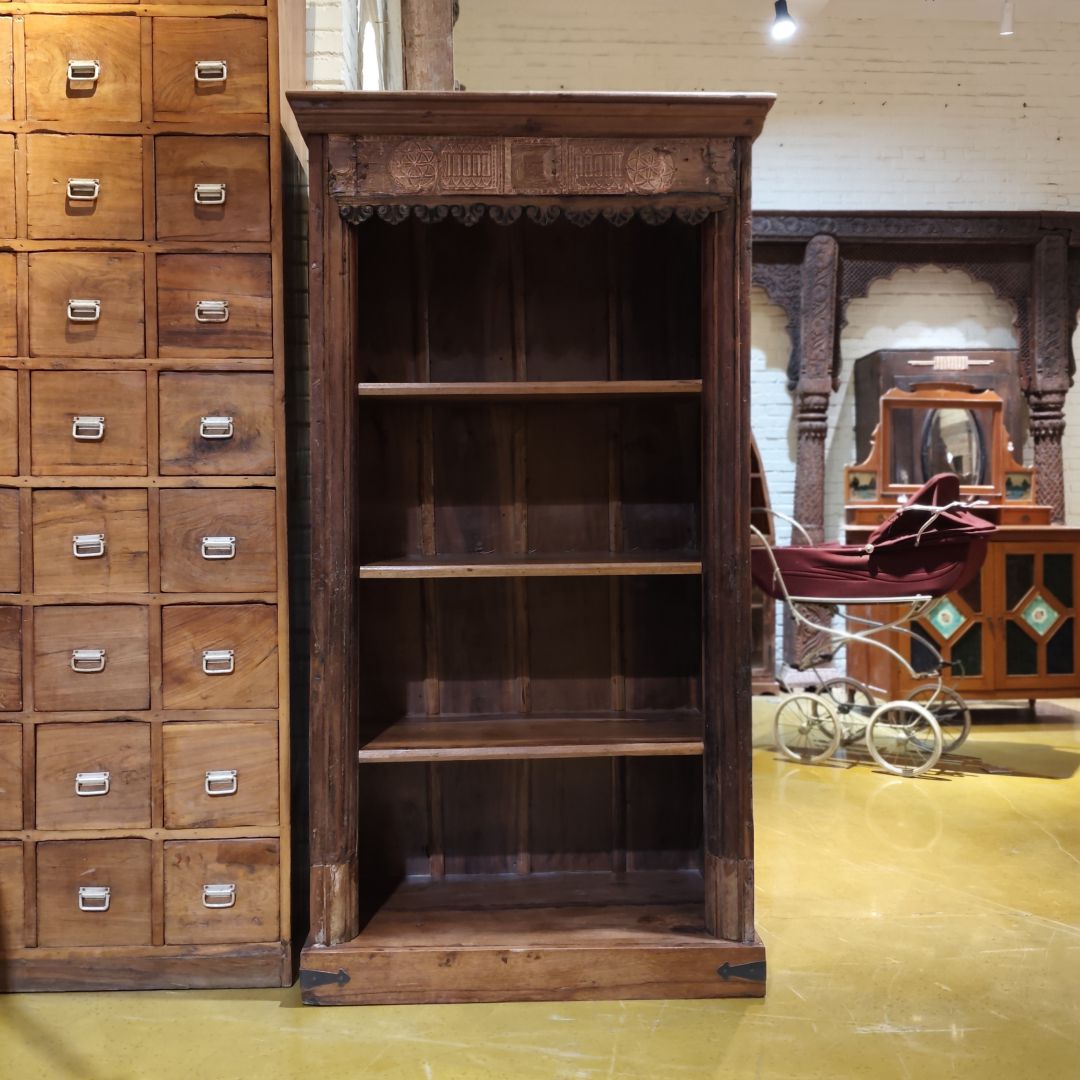 雕花书柜陈列柜99.5*51*186cm