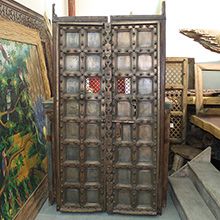 收藏版老柚木门--庭深之门197*100*厚10cm