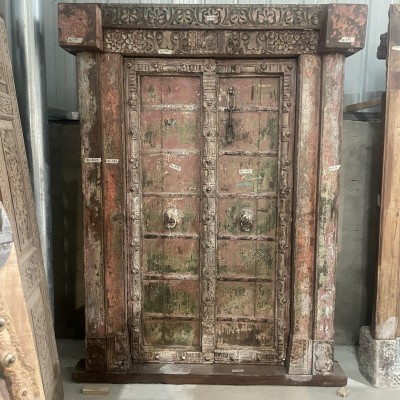 雕花双开门147*18*217cm