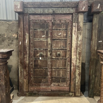 雕花双开门146*12*219cm