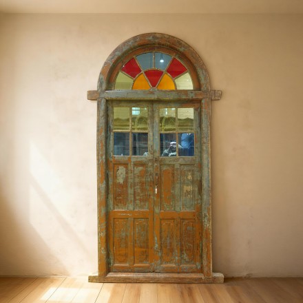 实木双开门140*9*255cm