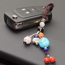 绿松石配星月菩提挂饰