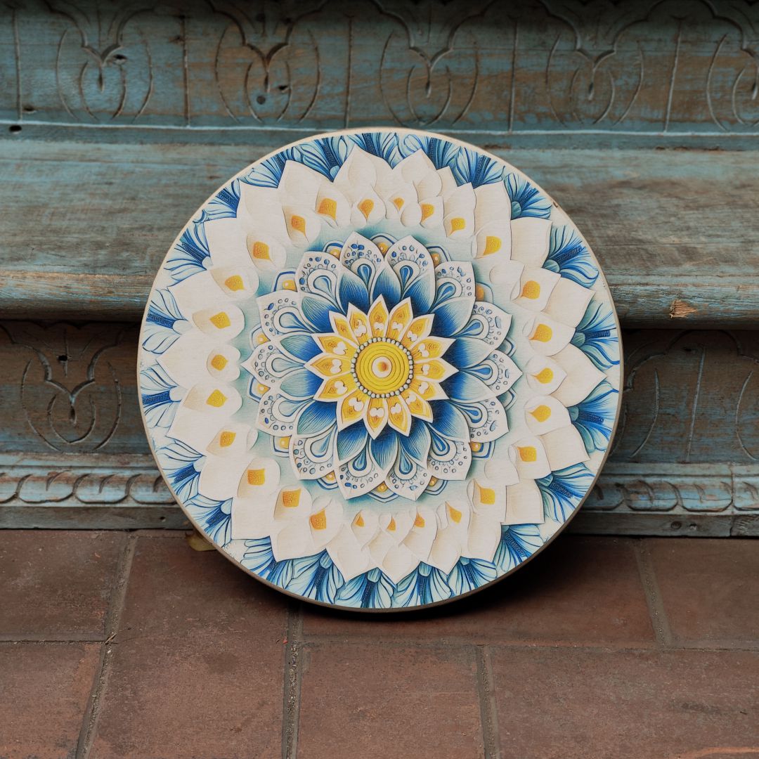 海浪花溪水鼓30cm