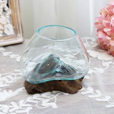 意大利手工琉璃摆件18*18*14cm