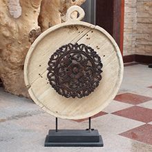 老柚木摆件31*14.5*74cm