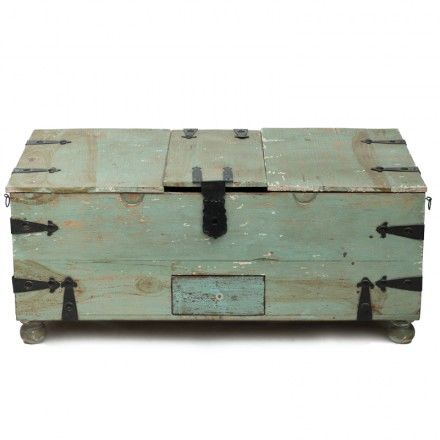 复古风老柚木多用柜收纳柜茶几桌子110*60*46cm