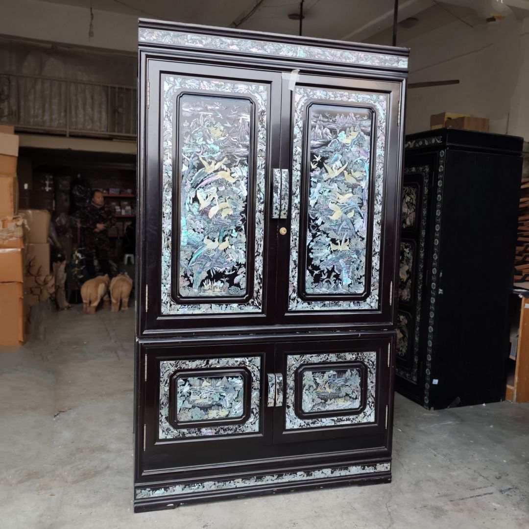 螺钿组合衣柜储物柜（处理）120.5*67*204cm