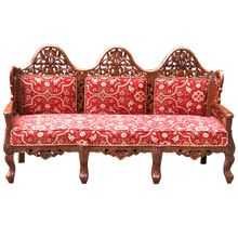 欧风盛典-印度柚木雕花沙发167.5*46*96cm