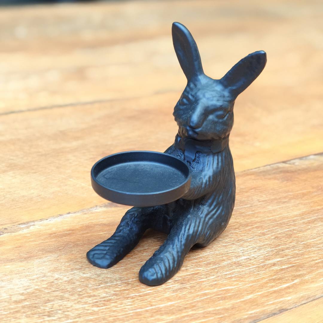 铸铁烛台松鼠摆件9.8*4.5*10.5cm