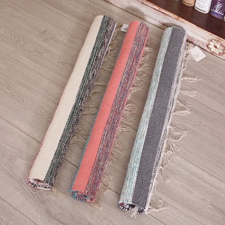 冥想毯瑜伽毯印度棉编织地毯瑜伽垫桌旗搭毯90*60cm