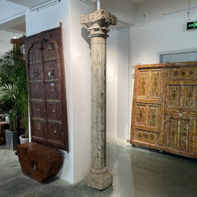 雕花木柱30*29*239cm