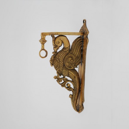 铜制孔雀挂饰15.5*5.5*31cm