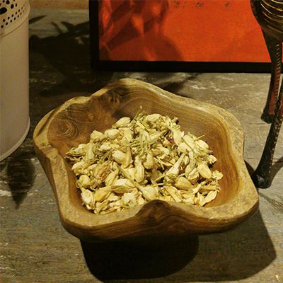 东南亚饰品柚木装饰碗摆件创意客厅玄关茶几桌面钥匙收纳碗工艺品11*9*5cm