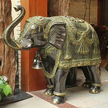 铜大象【一对】120*43*96cm