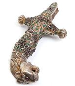 皇廷猎豹-古印度嵌石榴石剑柄【藏品】