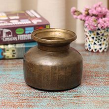 印度手工铜摆件12.5*12.5*10cm