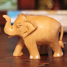 居家摆件-大象(黄杨木）7.3*4.2*5.1cm