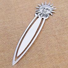 太阳神-925银书签7.5*2.1cm